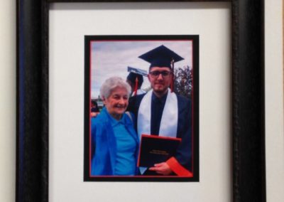 Black Framed Graduation Picture