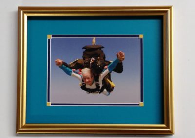 Sky Diving Framed Photo Project